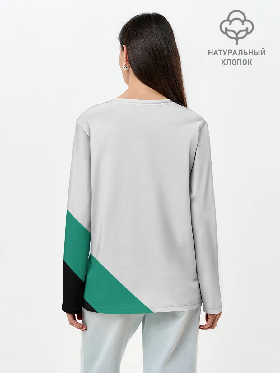 Лонгслив женский. Хлопок / BOSTON CELTICS