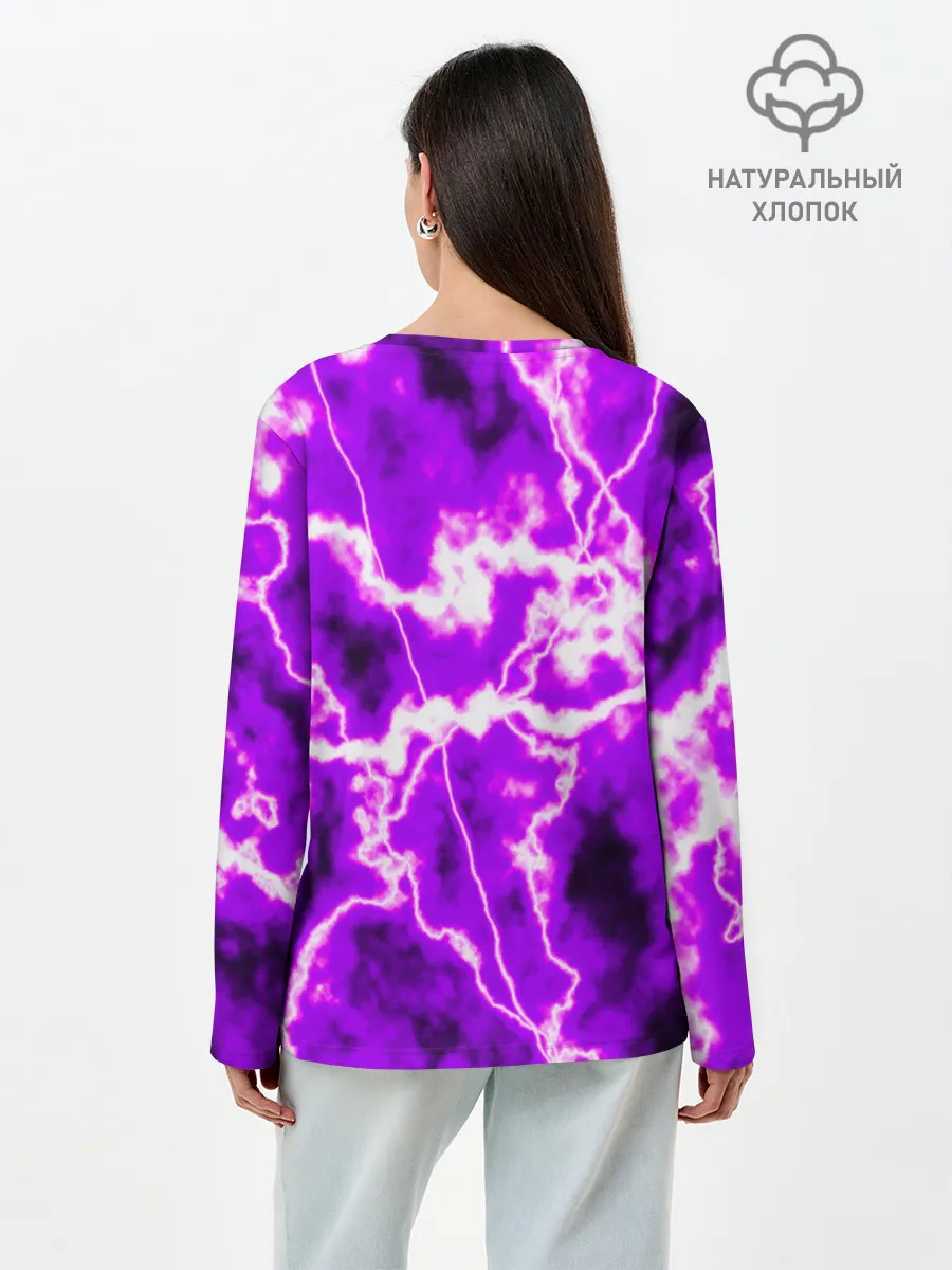 Лонгслив женский. Хлопок / НЕОНОВАЯ СТИХИЯ