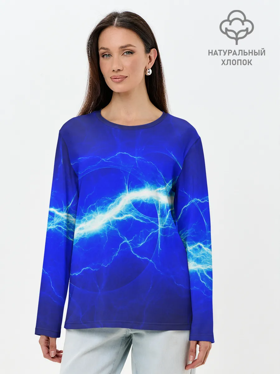 Лонгслив женский. Хлопок / ELECTRIX
