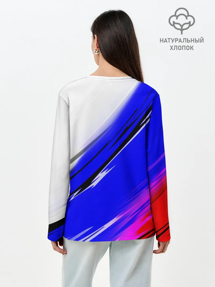 Лонгслив женский. Хлопок / Патриот России