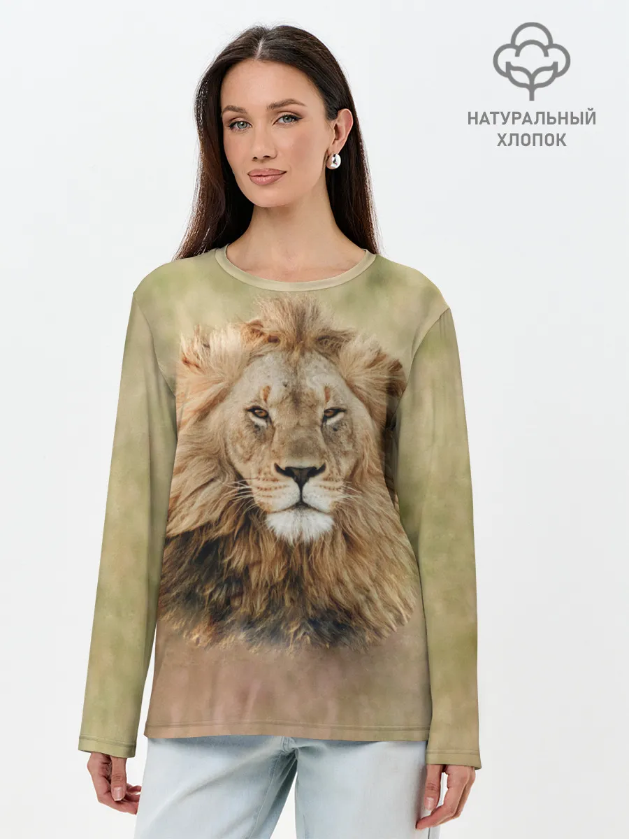 Лонгслив женский. Хлопок / Lion King