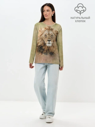 Лонгслив женский. Хлопок / Lion King