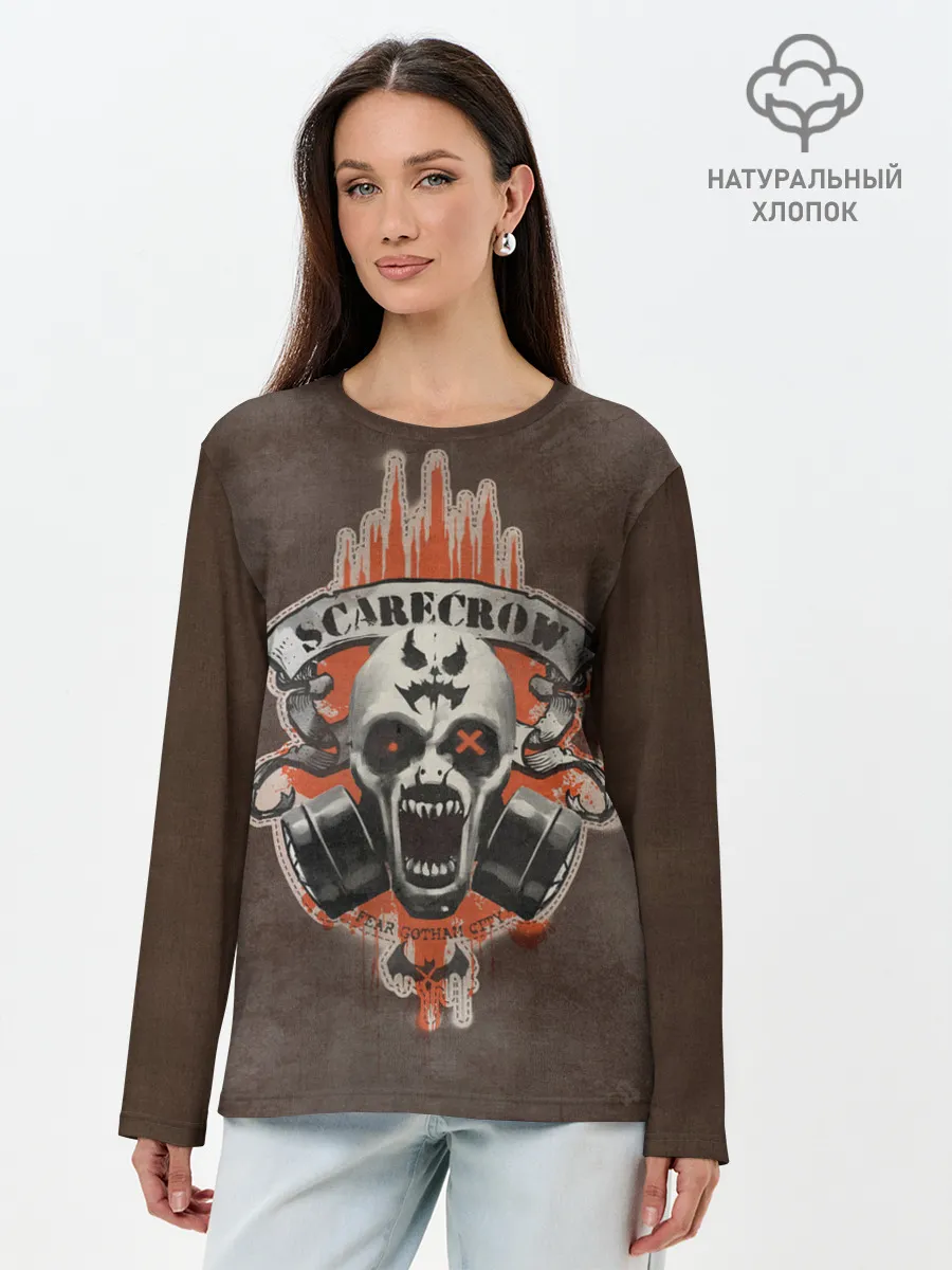 Лонгслив женский. Хлопок / Scarecrow