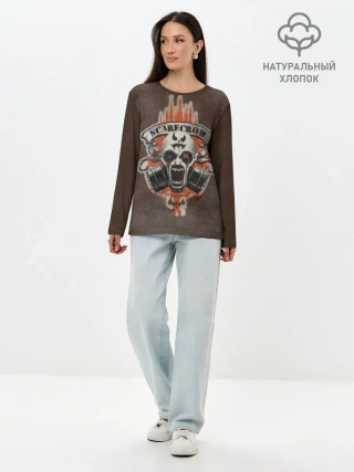 Лонгслив женский. Хлопок / Scarecrow