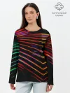 Лонгслив женский. Хлопок / STRIPES COLOR