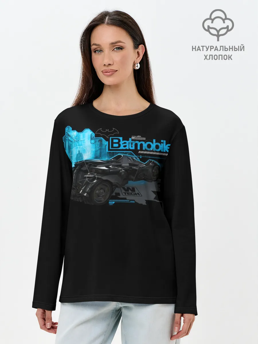 Лонгслив женский. Хлопок / Batmobile