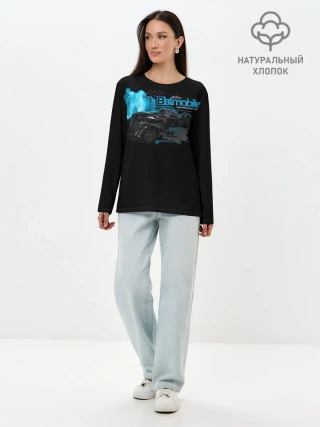 Лонгслив женский. Хлопок / Batmobile