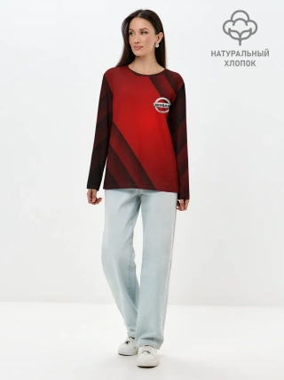 Лонгслив женский. Хлопок / NISSAN