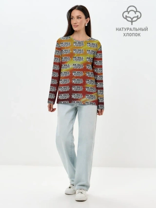 Лонгслив женский. Хлопок / mobile legends