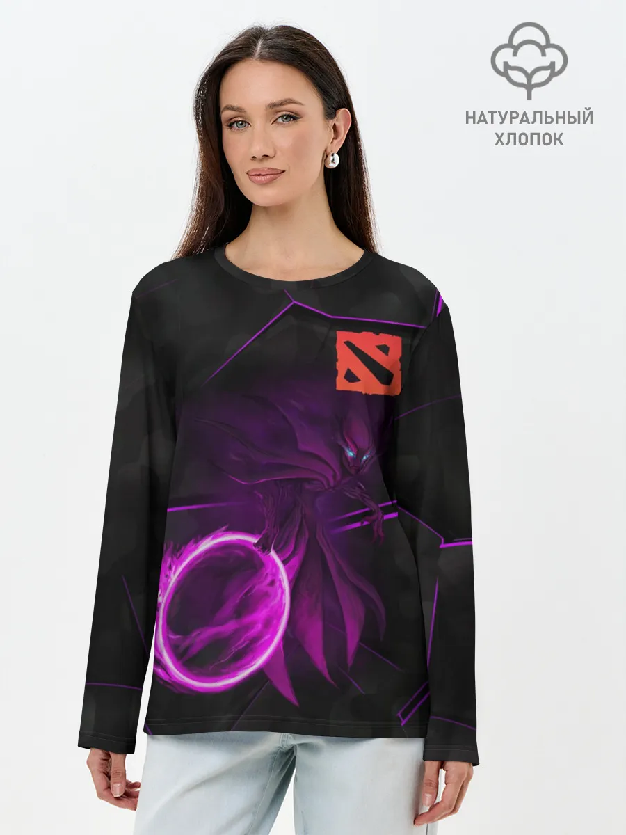 Лонгслив женский. Хлопок / Dota 2 | Дота