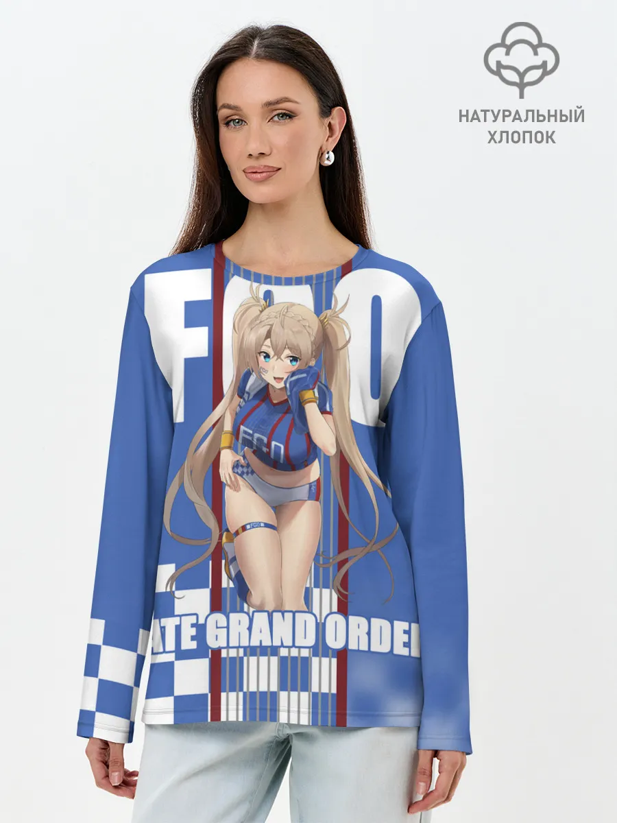 Лонгслив женский. Хлопок / Fate
