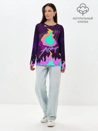 Лонгслив женский. Хлопок / PROMARE