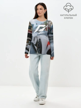 Лонгслив женский. Хлопок / NFS Shift