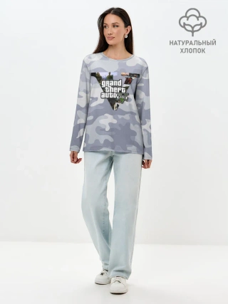 Лонгслив женский. Хлопок / GTA V