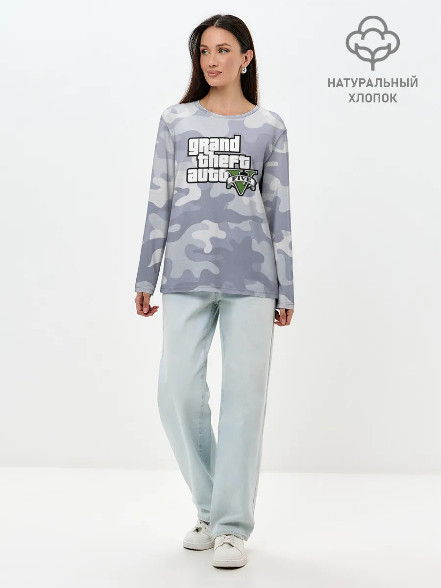 Лонгслив женский. Хлопок / GTA 5