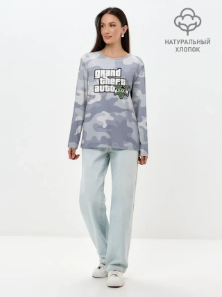 Лонгслив женский. Хлопок / GTA 5