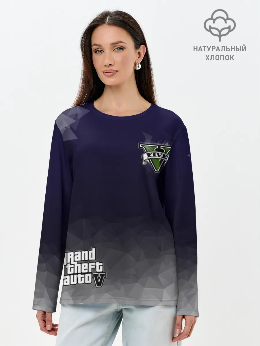Лонгслив женский. Хлопок / GTA V