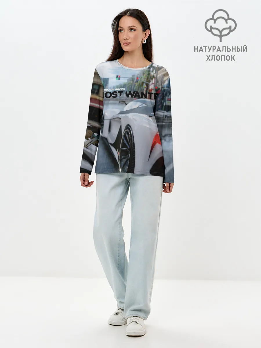 Лонгслив женский. Хлопок / NFS Most Wanted