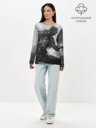 Лонгслив женский. Хлопок / DARK SOULS