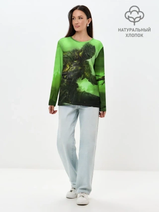 Лонгслив женский. Хлопок / DARK SOULS