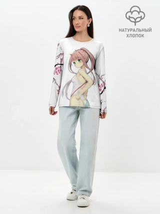 Лонгслив женский. Хлопок / Darling sakura