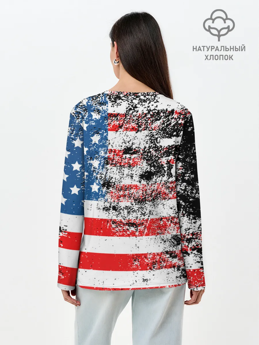 Лонгслив женский. Хлопок / США