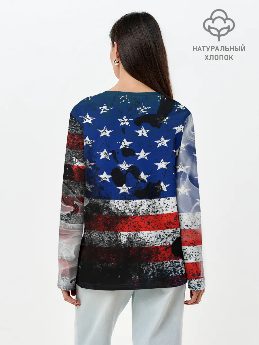Лонгслив женский. Хлопок / США