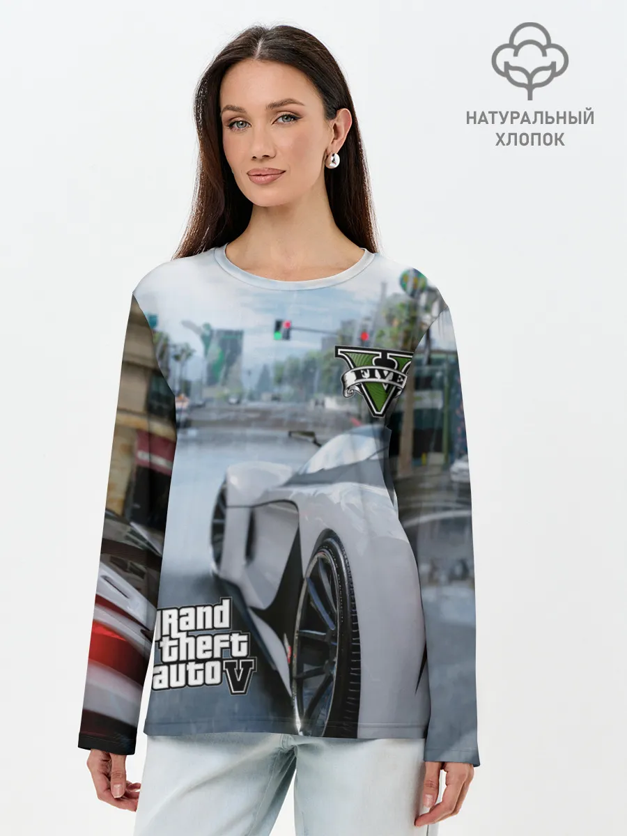 Лонгслив женский. Хлопок / Gta V