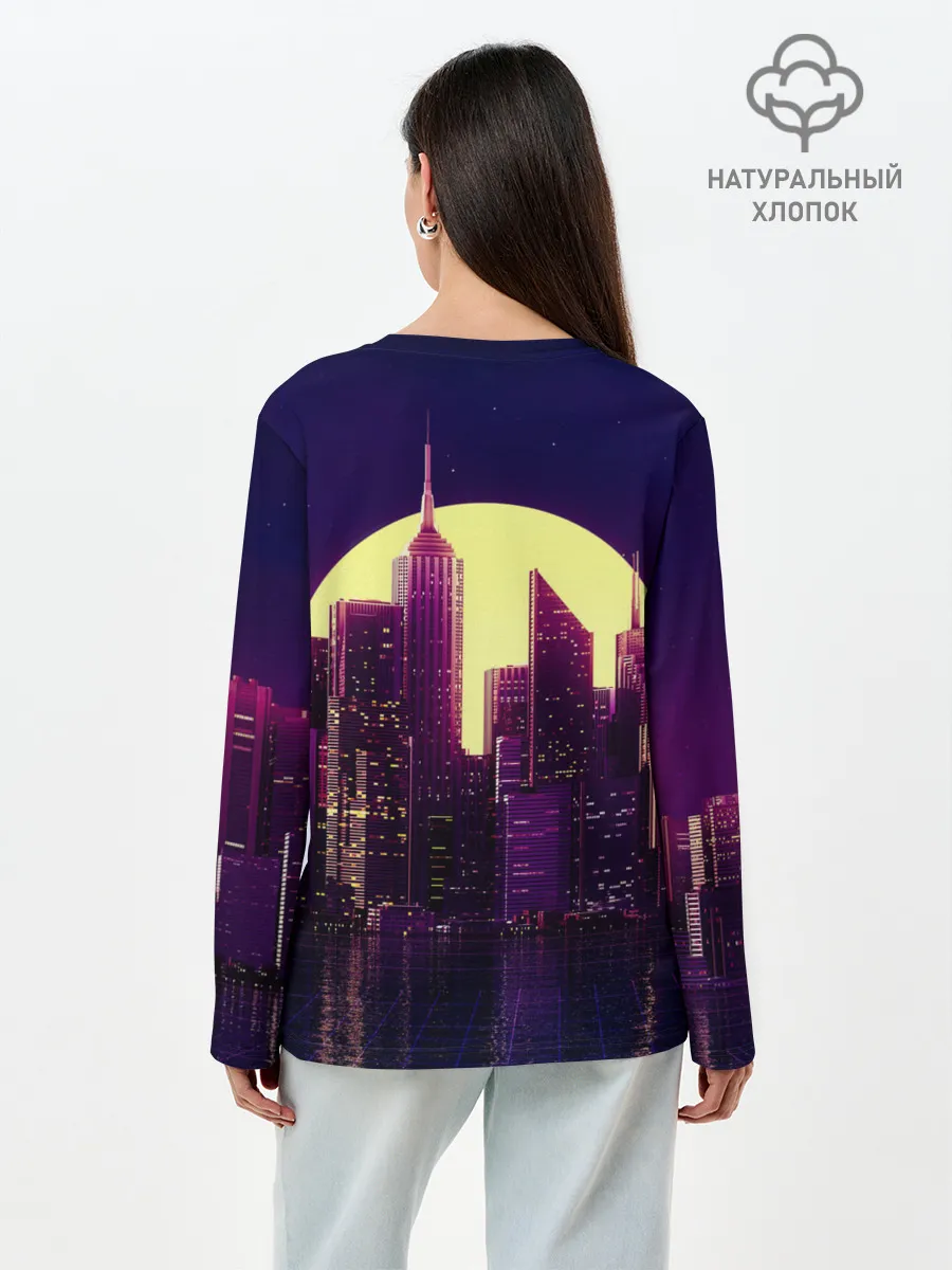 Лонгслив женский. Хлопок / GTA