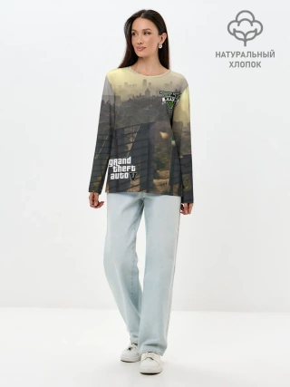 Лонгслив женский. Хлопок / GTA V