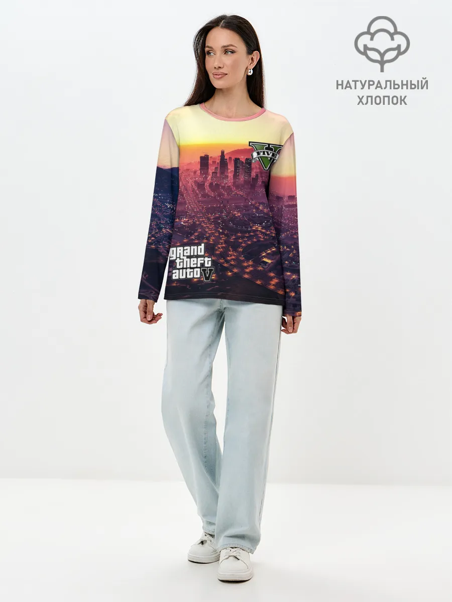 Лонгслив женский. Хлопок / GTA V