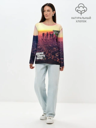 Лонгслив женский. Хлопок / GTA V