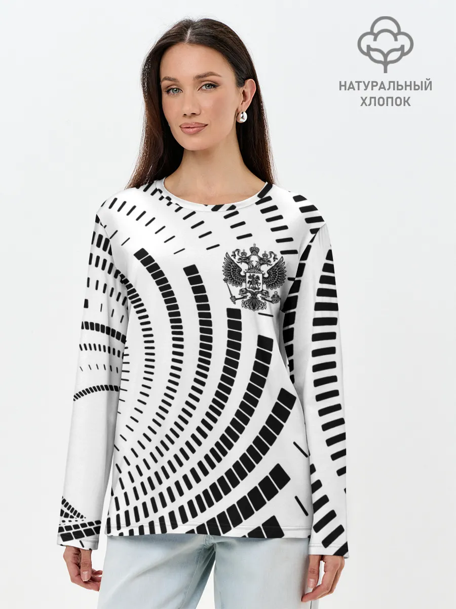 Лонгслив женский. Хлопок / Россия