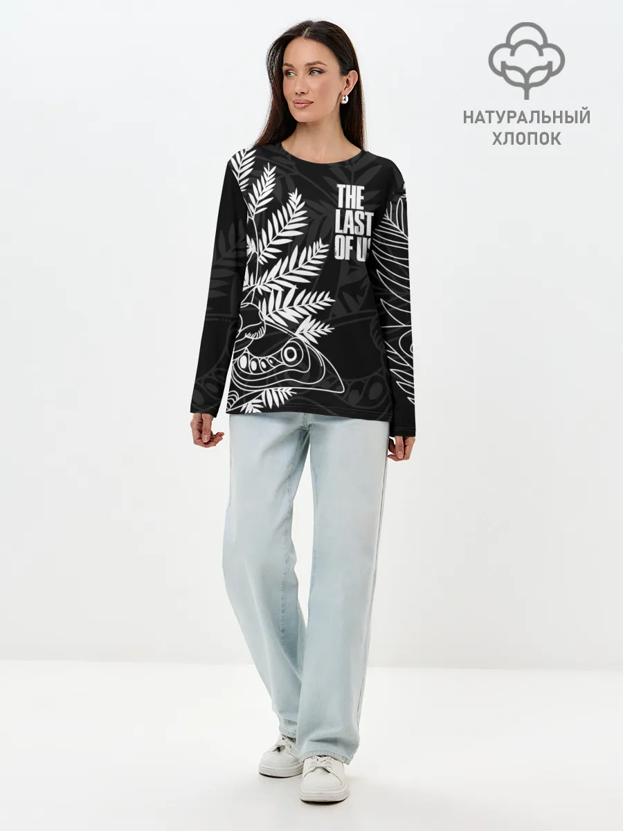 Лонгслив женский. Хлопок / THE LAST OF US 2 | ОДНИ ИЗ НАС 2 ТАТУ ЭЛЛИ