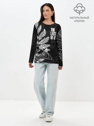 Лонгслив женский. Хлопок / THE LAST OF US 2 | ОДНИ ИЗ НАС 2 ТАТУ ЭЛЛИ