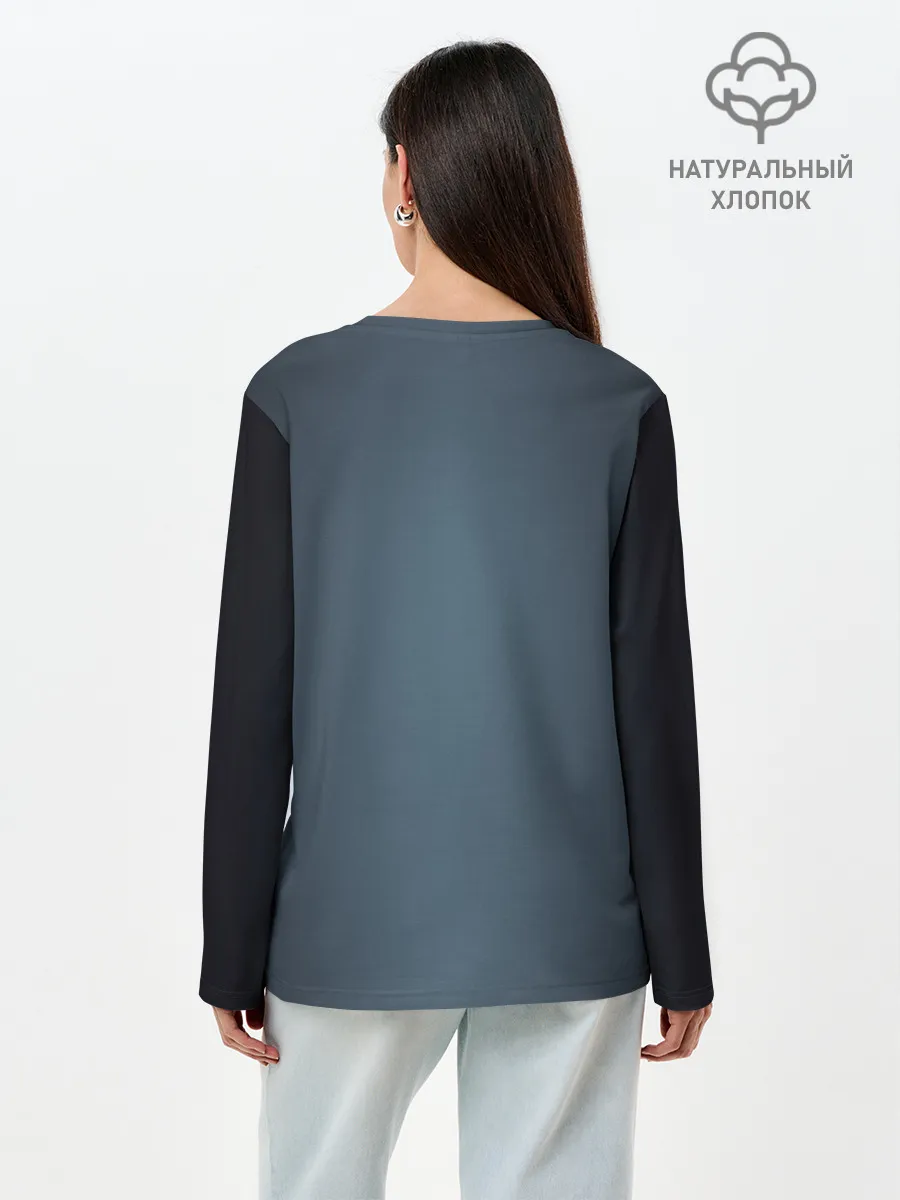 Лонгслив женский. Хлопок / Its All Ride