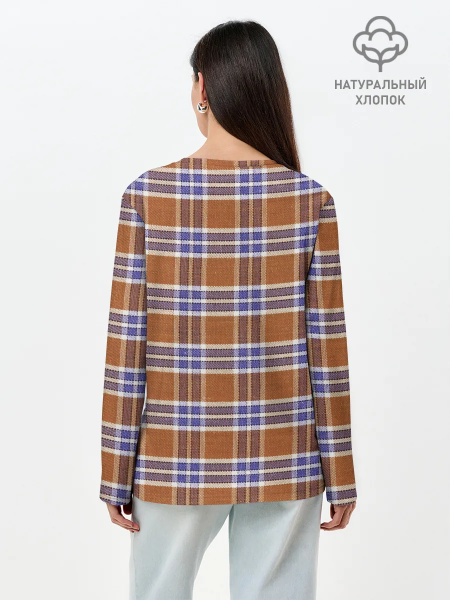 Лонгслив женский. Хлопок / Модный Фагот