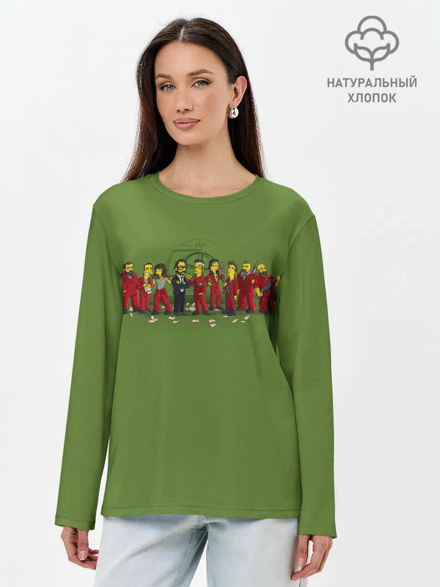 Лонгслив женский. Хлопок / БУМАЖНЫЙ ДОМ