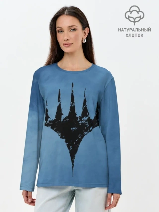 Лонгслив женский. Хлопок / Magic the gathering