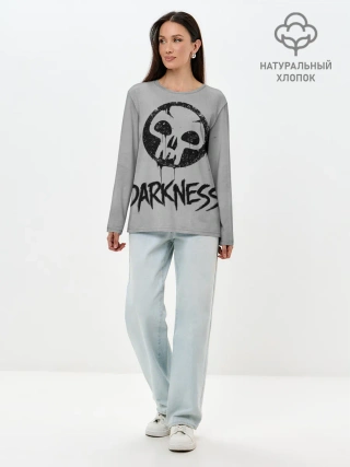 Лонгслив женский. Хлопок / Emblems Darkness