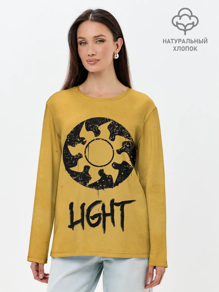 Лонгслив женский. Хлопок / Emblems Light
