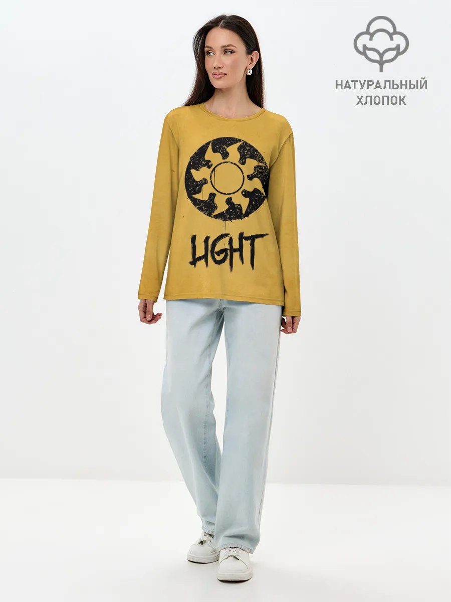 Лонгслив женский. Хлопок / Emblems Light