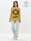 Лонгслив женский. Хлопок / Emblems Light