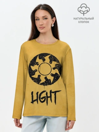 Лонгслив женский. Хлопок / Emblems Light