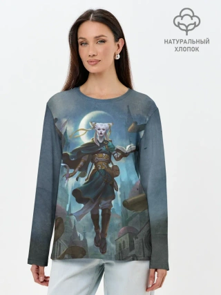 Лонгслив женский. Хлопок / Tamiyo