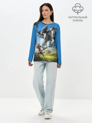 Лонгслив женский. Хлопок / HORIZON ZERO DAWN