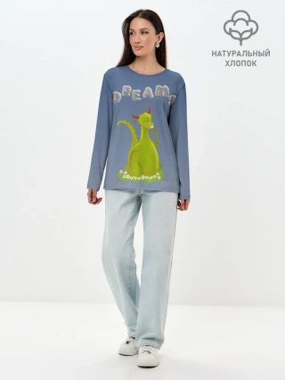 Лонгслив женский. Хлопок / Dragon Dreams