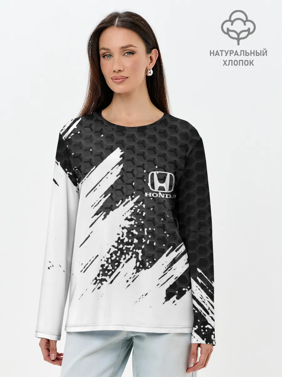 Лонгслив женский. Хлопок / HONDA