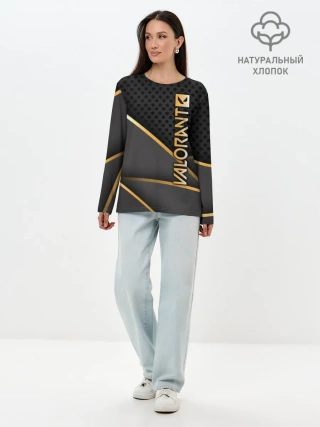 Лонгслив женский. Хлопок / Valorant