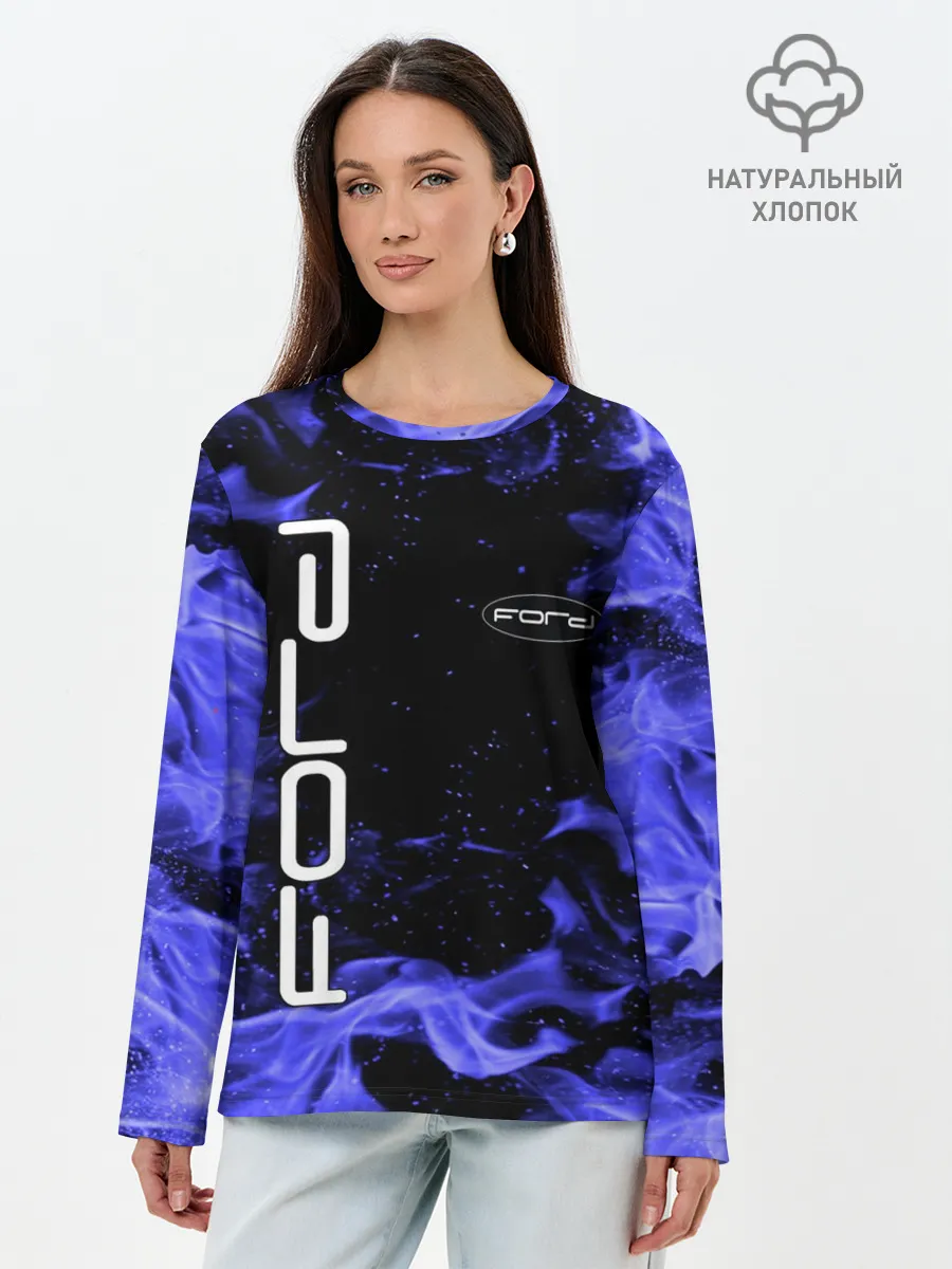 Лонгслив женский. Хлопок / FORD